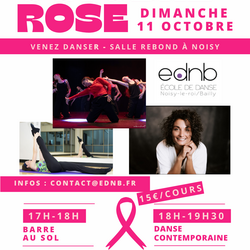 Photo de BARRE AU SOL DANSE CONTEMPORAINE OCTOBRE ROSE