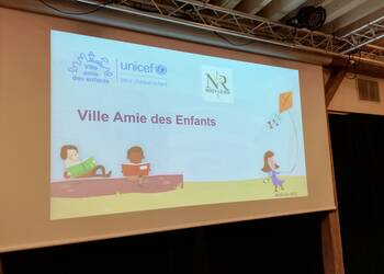 Signature de la Charte "Ville Amie des Enfants", février 2022