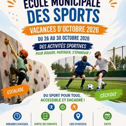 Photo de ÉCOLE MUNICIPALE DES SPORTS ACTIVITÉS SPORTIVES DU 26 AU 30 OCTOBRE