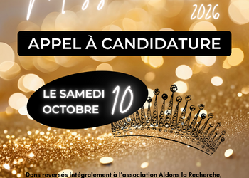 Photo de Miss Noisy-le-Roi 2026 – APPEL À CANDIDATURE