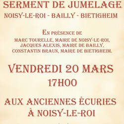 Photo de Serment de jumelage