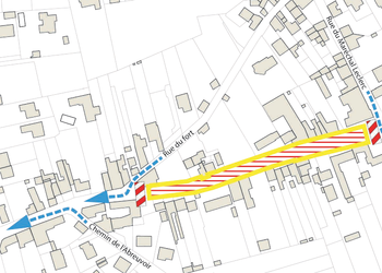 Photo de Circulation douce : 2 eme phase des travaux rue André Le Bourblanc 
