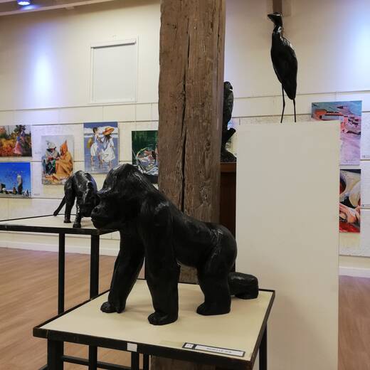 Exposition de peintures et sculptures Jorge Borràs, février 2022