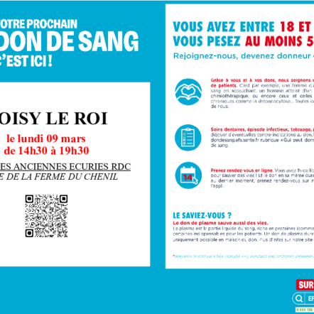 Don de sang à Noisy-le-Roi