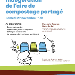 Photo de Inauguration de l'aire de compostage partagé